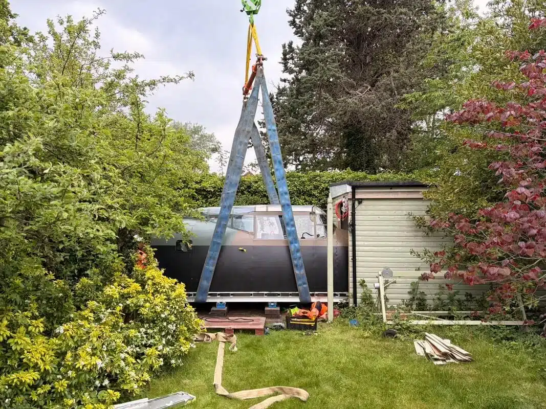 Leon's Lancaster emerges from its former home